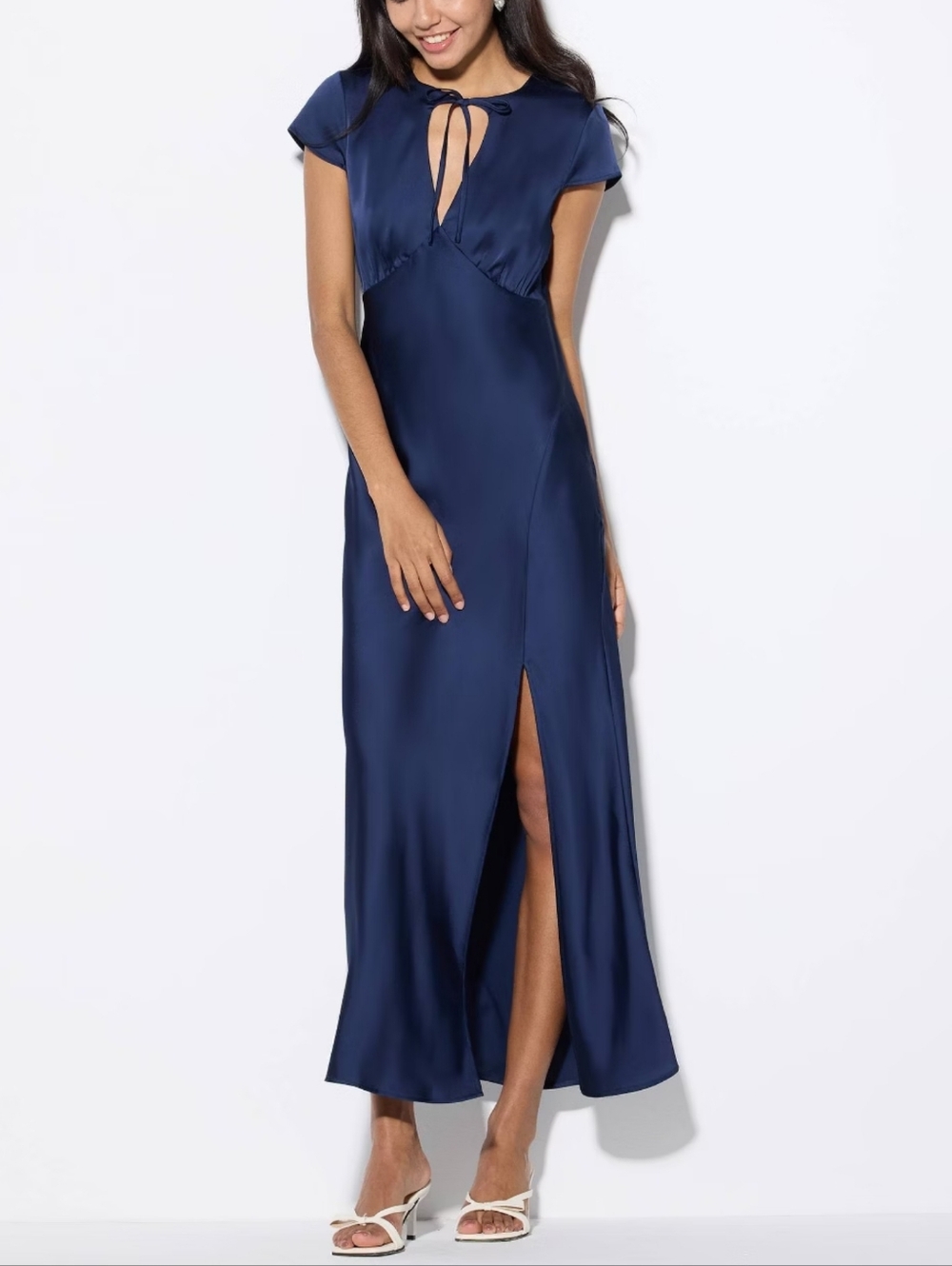 Satin Midi Dress
